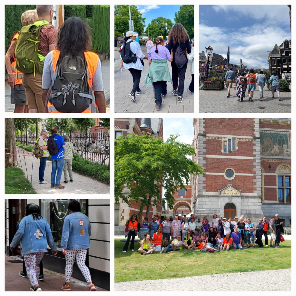 noord-zuidwandeling collage